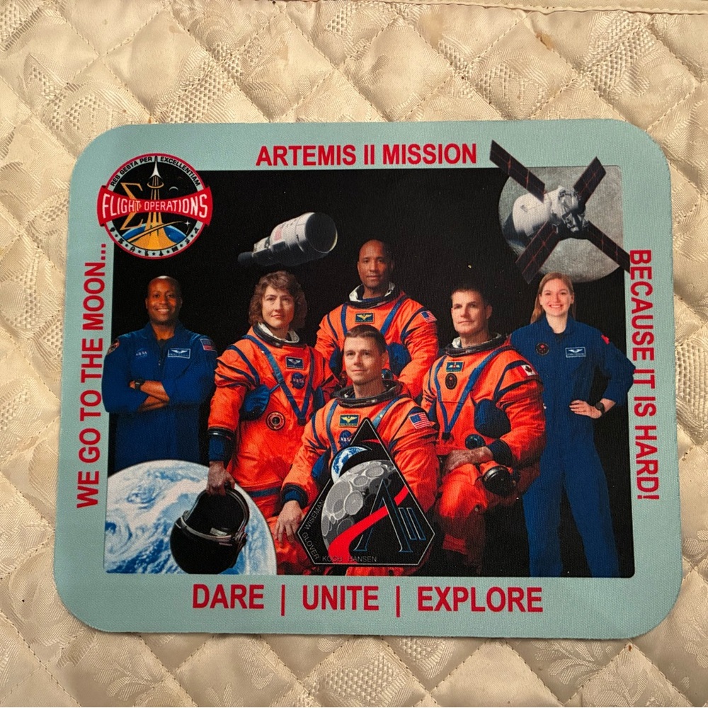 Space Exploration Crew Mouse Pad
